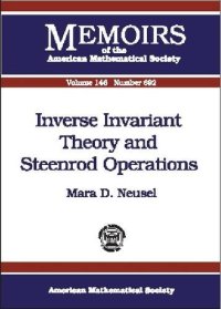 cover of the book Inverse Invariant Theory and Steenrod Operations