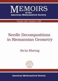 cover of the book Needle Decompositions in Riemannian Geometry