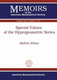 cover of the book Special Values of the Hypergeometric Series