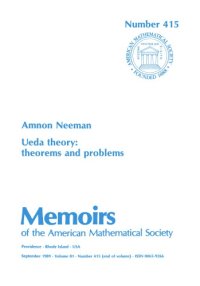 cover of the book Ueda Theory: Theorems and Problems