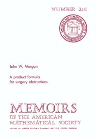 cover of the book A Product Formula for Surgery Obstructions