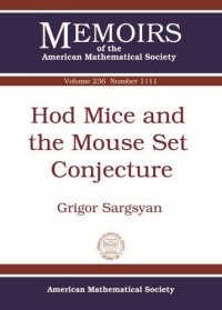 cover of the book Hod Mice and the Mouse Set Conjecture