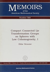 cover of the book Compact Connected Lie Transformation Groups on Spheres With Low Cohomogeneity, I