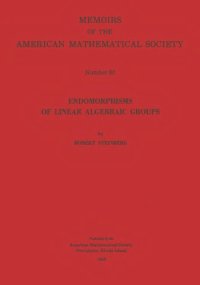 cover of the book Endomorphisms of Linear Algebraic Groups