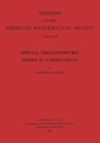 cover of the book Special Trigonometric Series in K Dimensions