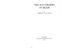 cover of the book The Sufi Orders in Islam