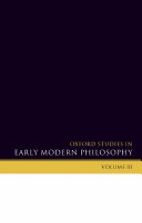 cover of the book Oxford Studies in Early Modern Philosophy