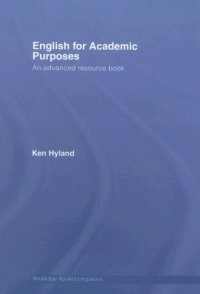 cover of the book English for Academic Purposes-An Advanced Resource Book