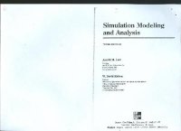 cover of the book Simulation Modeling and Analysis