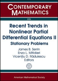 cover of the book Recent Trends in Nonlinear Partial Differential Equations II: Stationary Problems