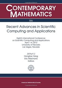 cover of the book Recent Advances in Scientific Computing and Applications