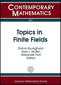 cover of the book Topics in Finite Fields