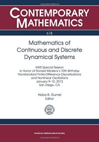 cover of the book Mathematics of Continuous and Discrete Dynamical Systems