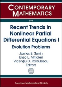 cover of the book Recent Trends in Nonlinear Partial Differential Equations I: Evolution Problems