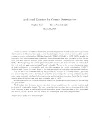 cover of the book Additional Exercises for Convex Optimization (with Solutions)