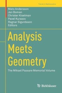 cover of the book Analysis Meets Geometry: The Mikael Passare Memorial Volume