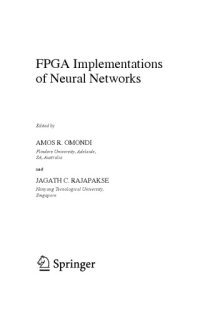 cover of the book FPGA Implementations of Neural Networks