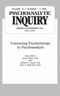 cover of the book Converting Psychoanalysis: Psychoanalytic Inquiry