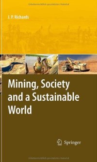 cover of the book Mining, society, and a sustainable world