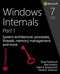 cover of the book Windows Internals, Part 1: System architecture, processes, threads, memory management, and more