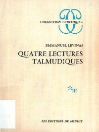 cover of the book Quatre lectures talmudiques