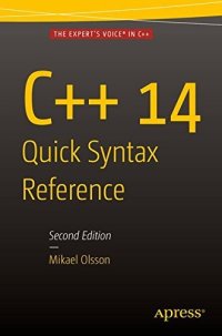 cover of the book C++ 14 Quick Syntax Reference