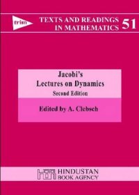cover of the book Jacobi’s Lectures on Dynamics
