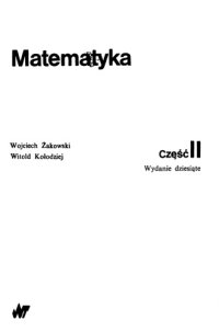 cover of the book Matematyka cz.2