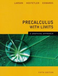 cover of the book Precalculus with Limits: A Graphing Approach