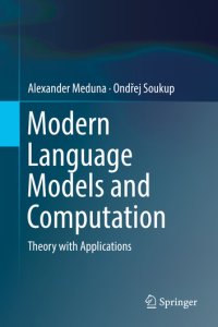 cover of the book Modern Language Models and Computation. Theory with Applications