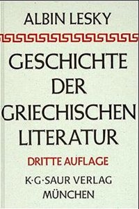 cover of the book Geschichte der griechischen Literatur