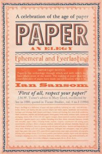 cover of the book Paper: An Elegy