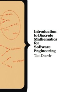 cover of the book Introduction to Discrete Mathematics for Software Engineering