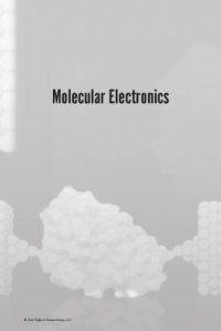 cover of the book Molecular electronics. An experimental and theoretical approach