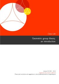 cover of the book Geometric group theory, an introduction