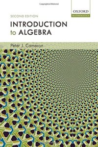 cover of the book Introduction to Algebra