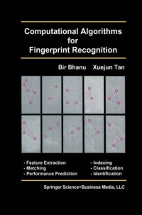 cover of the book Computational Algorithms for Fingerprint Recognition