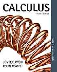 cover of the book Calculus. Early transcendentals