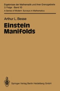 cover of the book Einstein Manifolds