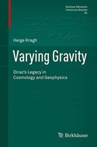 cover of the book Varying gravity. Dirac's legacy in cosmology and geophysics