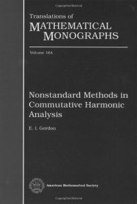 cover of the book Nonstandard Methods in Commutative Harmonic Analysis