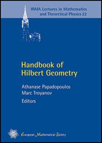 cover of the book Handbook of Hilbert Geometry