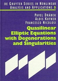 cover of the book Quasilinear Elliptic Equations with Degenerations and Singularities