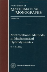 cover of the book Nontraditional Methods in Mathematical Hydrodynamics