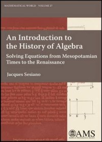 cover of the book An Introduction to the History of Algebra: Solving Equations from Mesopotamian Times to the Renaissance