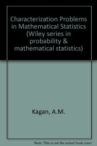 cover of the book Characterization Problems in Mathematical Statistics