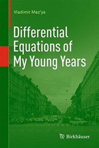 cover of the book Differential Equations of My Young Years