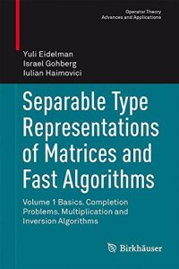 cover of the book Separable Type Representations of Matrices and Fast Algorithms: Volume 1 Basics. Completion Problems. Multiplication and Inversion Algorithms