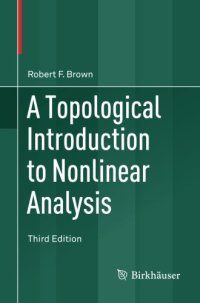 cover of the book A Topological Introduction to Nonlinear Analysis