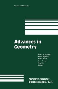 cover of the book Advances in Geometry: Volume 1